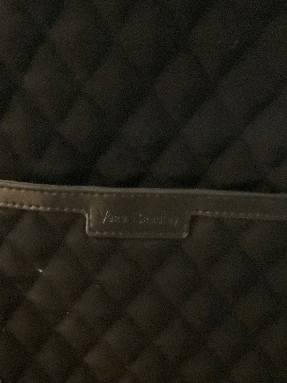 Vera Bradley large Black Quilted Tote with interior ”rose” pattern discontinued. - Picture 4 of 9
